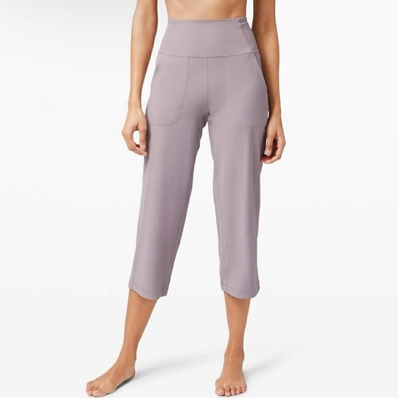 Lululemon Align Wide Leg Crop in Violet Verbena - Picture 1 of 9